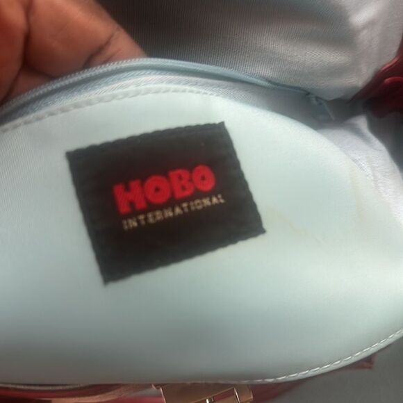 HOBO Red Leather Shoulder Bag - Picture 8 of 8